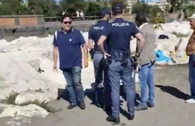 Polizia rotonda diaz