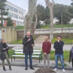 Installata a Napoli, presso l'ex base Nato, la "panchina bianca", per sensibilizzare al rispetto del codice della strada