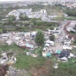 drone campo rom scampia carabinieri