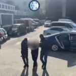 LATITANTE ALBANESE ARRESTO FOTO POLIZIA