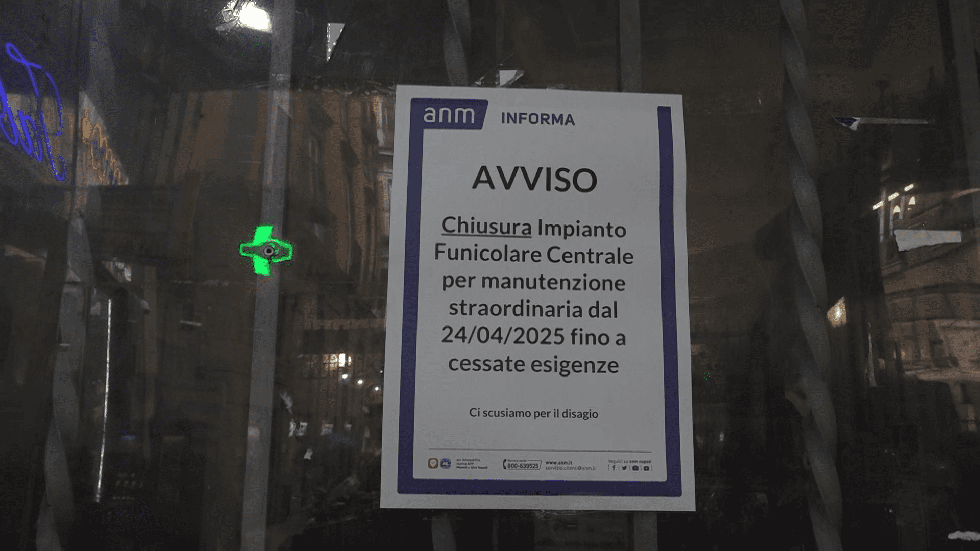 CHIUSURA FUNICOLARE
