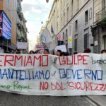 foto corteo contro ddl sicurezza napoli coordinamento kaos