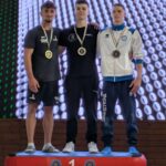 Premiazione Coppa Campioni di Treviglio, podio per atleti campanin