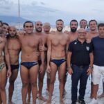 La squadra di Pallanuoto della canottieri Napoli
