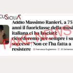 Massimo Ranieri sorridente – l’artista è vivo, smentita la fake news sulla sua morte