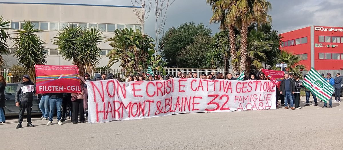 sciopero harmont blaine caivano