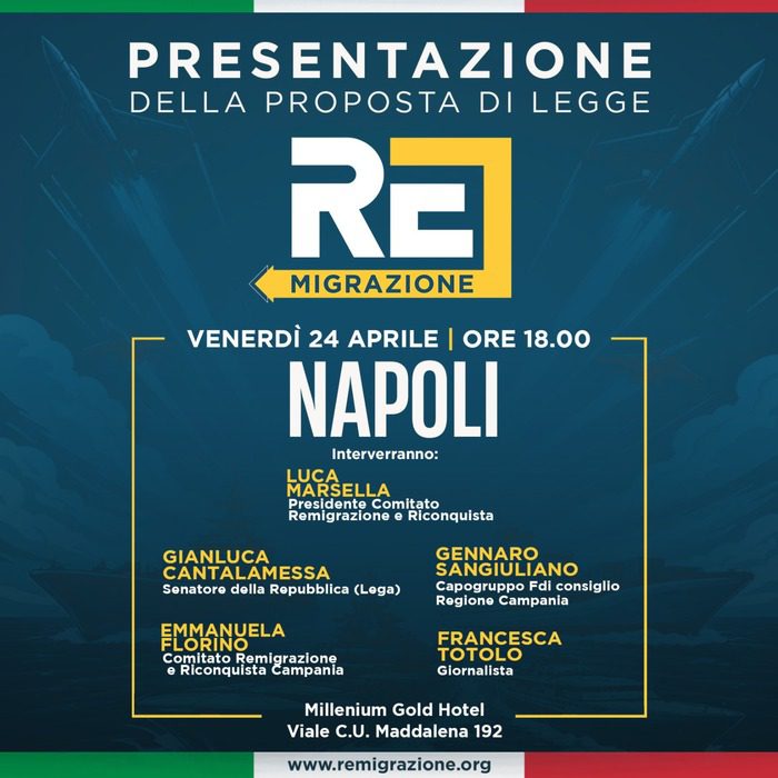 convegno napoli remigrazione