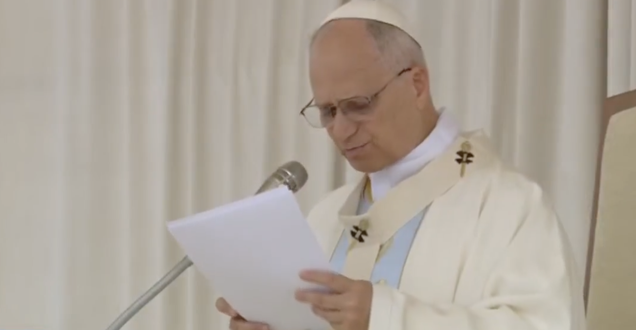 Papa Leone Incontra Malati