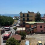 crollata palazzina ercolano vigili del fuoco