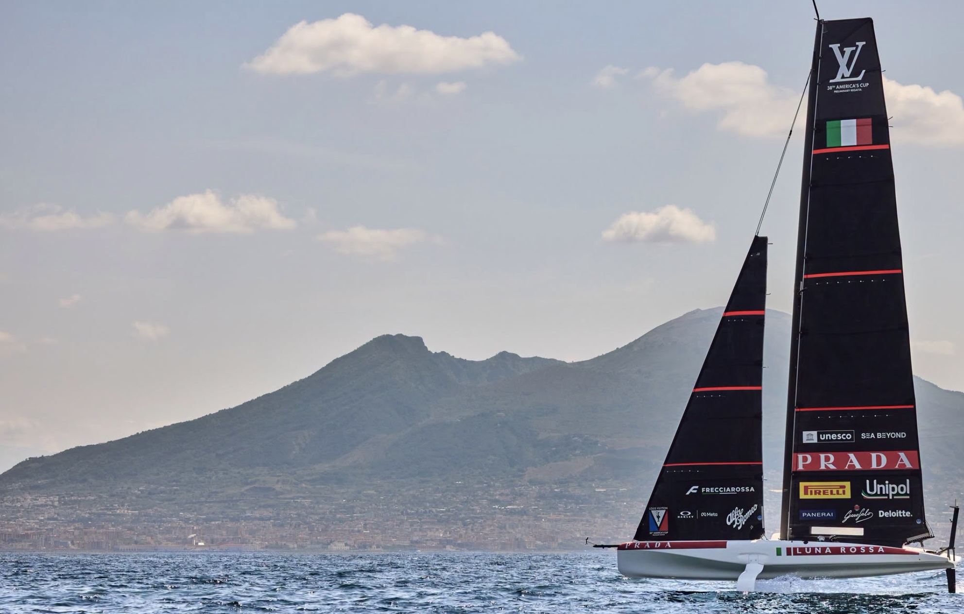 America’s Cup Napoli Linea strada