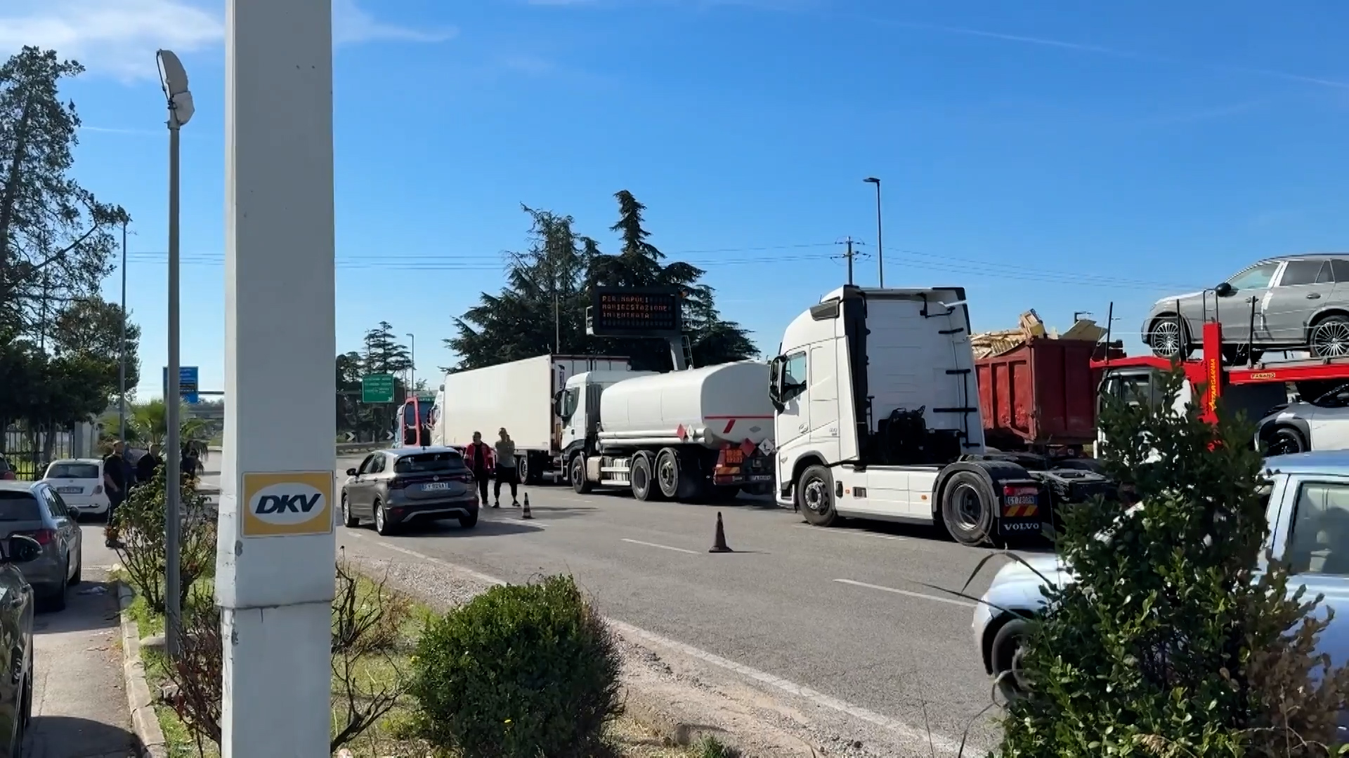 AUTOTRASPORTATORI PROTESTA CAMPANIA